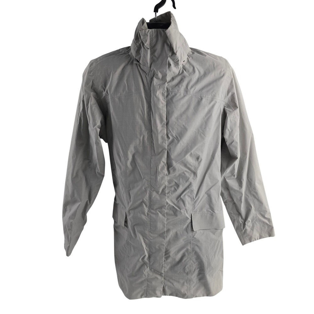 Marmot Women's XL/TG Gray Nylon Polyester Full Zip Hooded Jacket‎ Coat